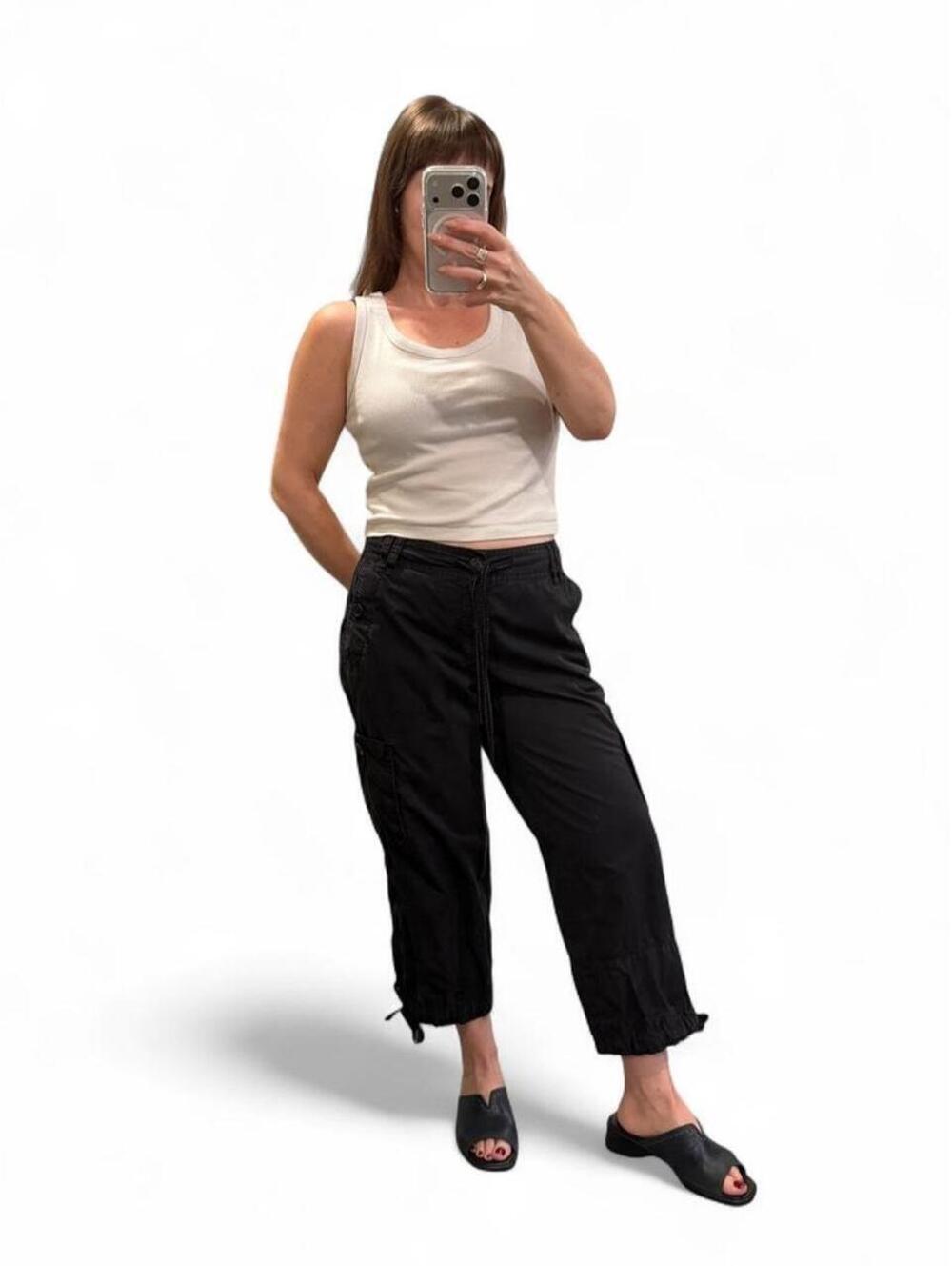 Vintage Y2K Cropped Cargo Pants